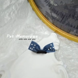 Маленькая заколка для волос ручной работы с бантиком, в стиле Шанель