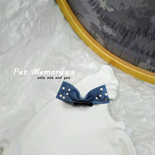 Маленькая заколка для волос ручной работы с бантиком, в стиле Шанель