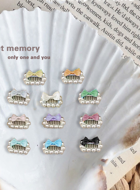 手工迷你碎发宠物bb夹蝴蝶结发夹小香风猫咪约克夏马尔济斯比熊