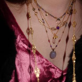 Lotus 造型长项链 Mann 经典 DECO法金.