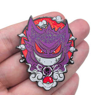 日本动漫金属胸针 饰徽章pin 异世界卡通精灵夜光书包装