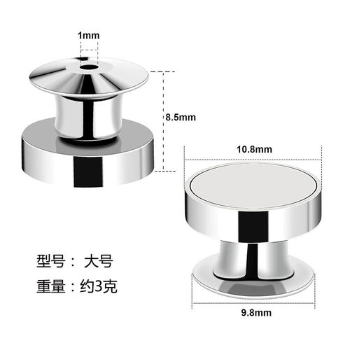 金属徽章磁吸扣冰箱贴