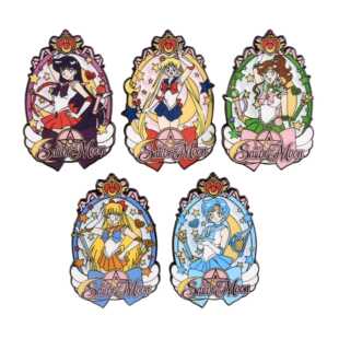 月野兔火野丽木野真琴水野亚美爱野美奈子胸针pin 美少女战士徽章