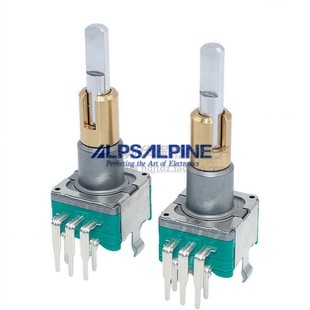 ALPS日本EC11EBB24C03双轴旋转编码 原装 器带按压开关30定位15脉冲