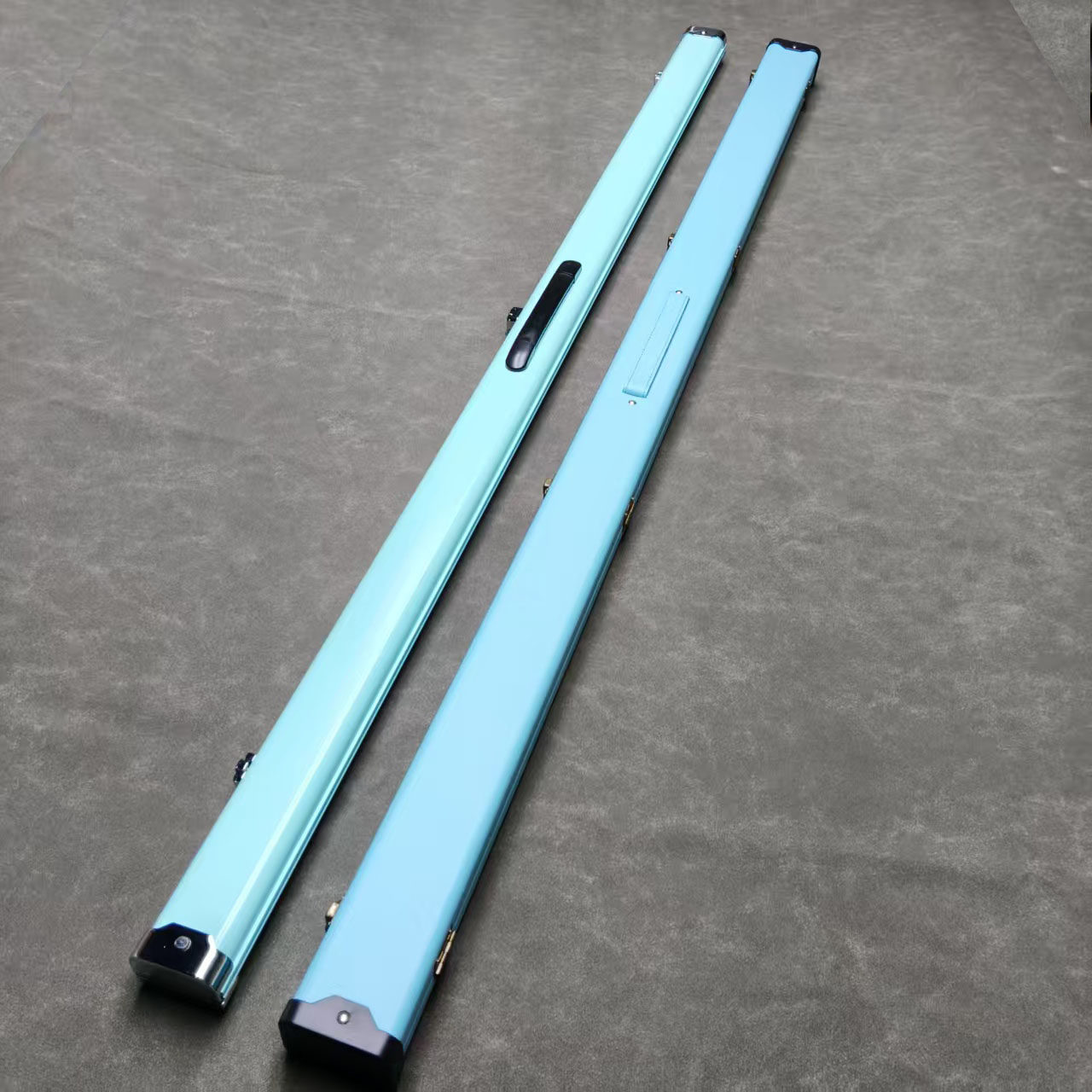 台球杆盒杆包铝合金通杆双槽斯诺杆盒一体小头cuebox桌球盒密码锁