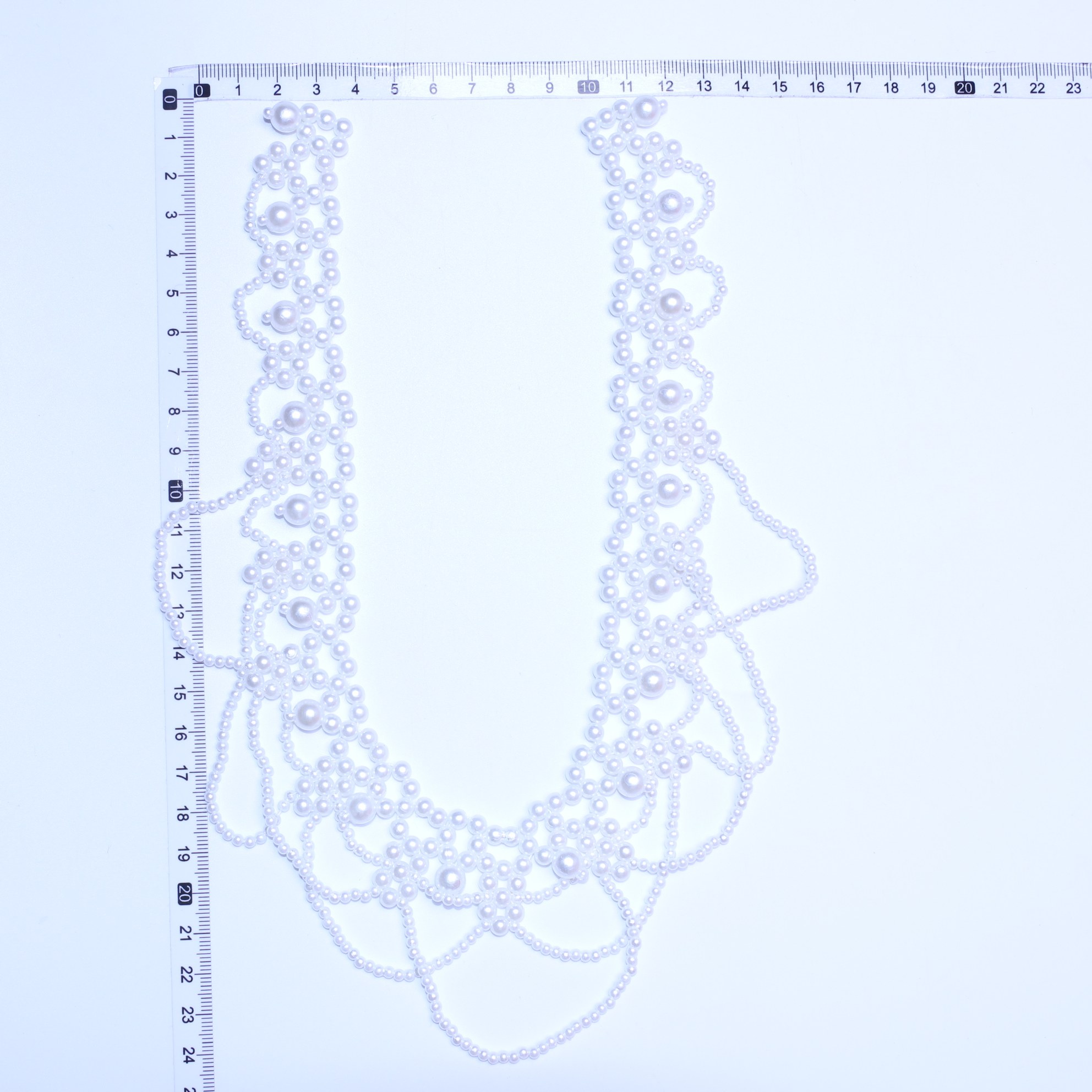 WOMENS MULTI-LAYERED PEARL FALSE COLLAR CELEBRITY KOREAN FAKE COLLAR HANGING PEARL NECKLACE NECKLACE NECKLACE