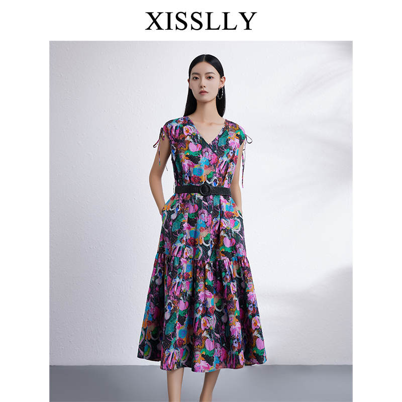 【晶晶姐妹专属】XISSLLY 2025夏款新品连衣裙237356072