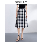 元 新品 气珠珠 2025夏款 半身裙237332032 XISSLLY