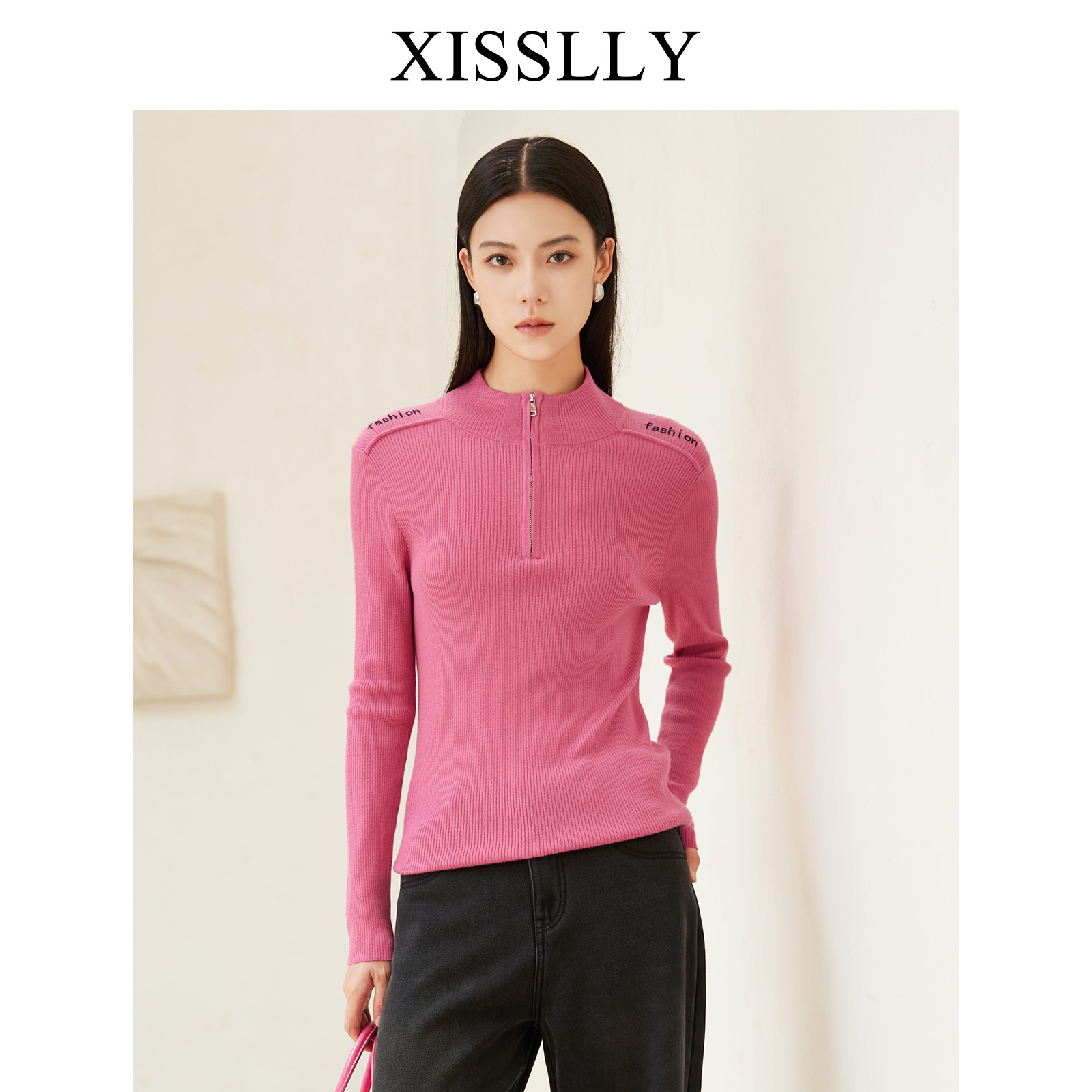 【晶晶姐妹专属】XISSLLY 2025冬款新品上衣239110662