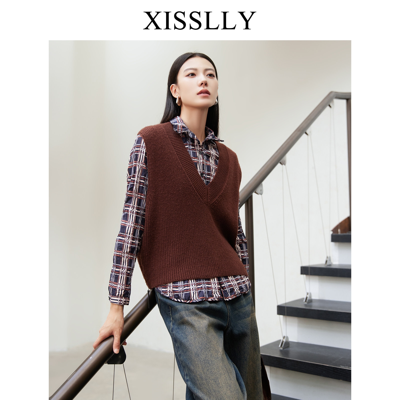 【天天yoko】XISSLLY 2025冬款新品上衣239150222