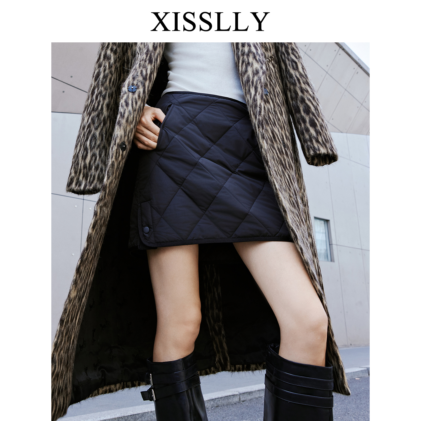 XISSLLY 2025冬款新品半裙339319153