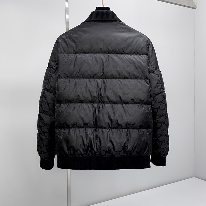 3379P39525冬季新款90%白鸭绒提花翻领羽绒服控598,男装羽绒服,钱塘2019