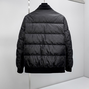 3379P395 25冬季新款 90%白鸭绒提花翻领羽绒服  控598图片