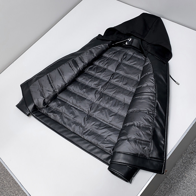 5569P45025冬新款90%鹅绒可脱卸帽蛋白皮羽绒服控598,男装羽绒服,钱塘2019