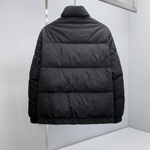 1811P365 25冬季新款 90%白鸭绒提花立领休闲羽绒服 控599图片