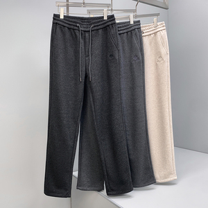 9673 P195 2025冬季新款 高端醋酸羊毛直筒休闲裤 控288，男装休闲裤，钱塘2019