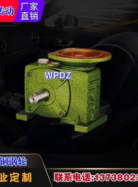 铁壳减速机WPDZ系列减速器涡轮蜗杆配件变速器调速电机立式变速箱