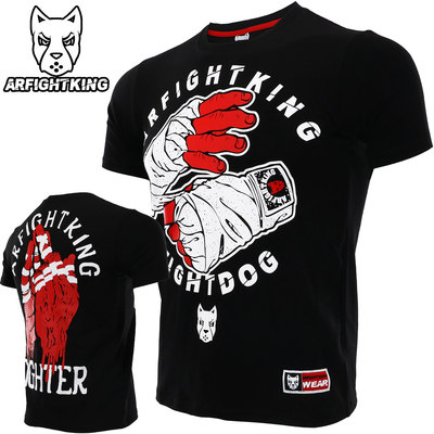 搏击健身短袖ufc格斗拳击跑步T恤