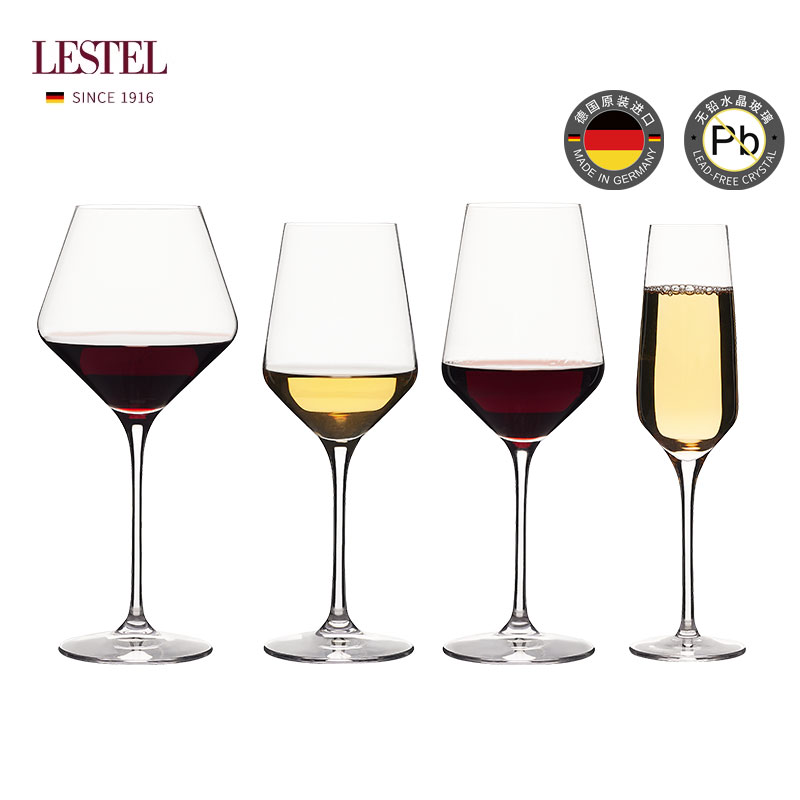 德国进口Lestel莱仕得水晶玻璃勃艮第杯波尔多杯高档红酒杯套装