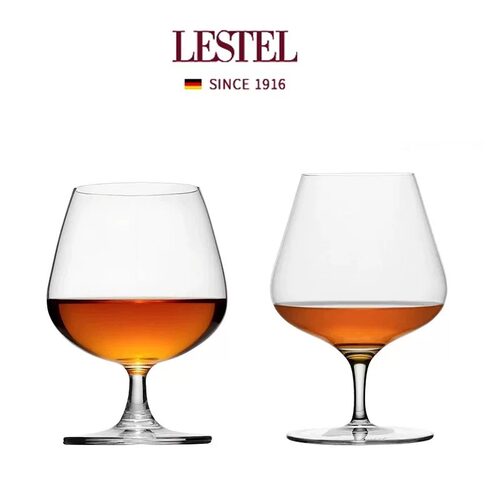 德国进口LESTEL莱仕得无铅水晶家用白兰地杯洋酒杯烈酒杯矮脚杯