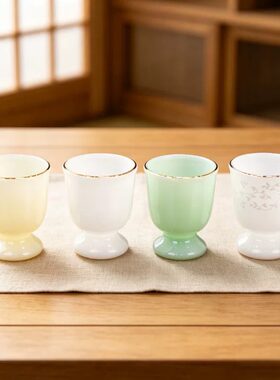 泰国进口 PEARL 玉瓷小酒杯一口杯适配白酒黄酒清酒烈饮专用酒盅