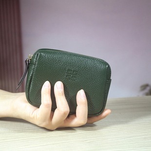 短款小众驾驶证拉链钱包简约迷你钥匙硬币卡片收纳包真皮零钱包女