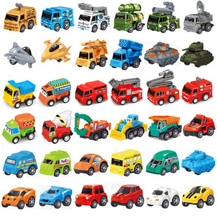 mini car police Children cars back pull 30pcs simulation