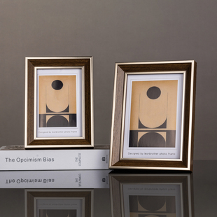 北欧轻奢桌面相框摆台高级感办公室6寸7寸8寸12寸10寸A4照片摆件