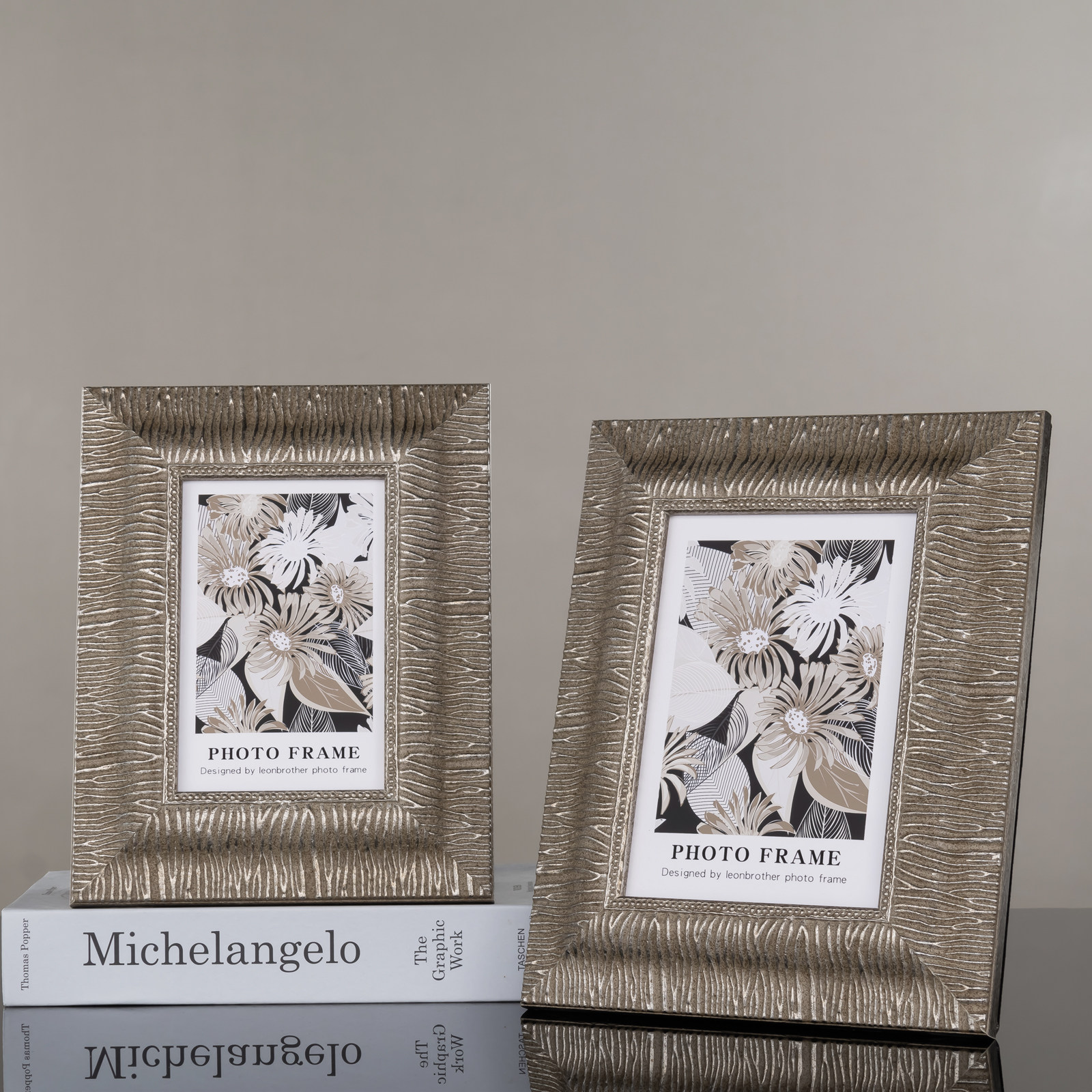 意大利轻奢银欧式风实木相框