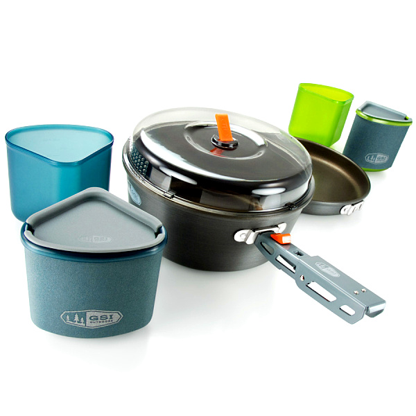 户外多人套锅GSI Outdoors Pinnacle Backpacker Cookware Set