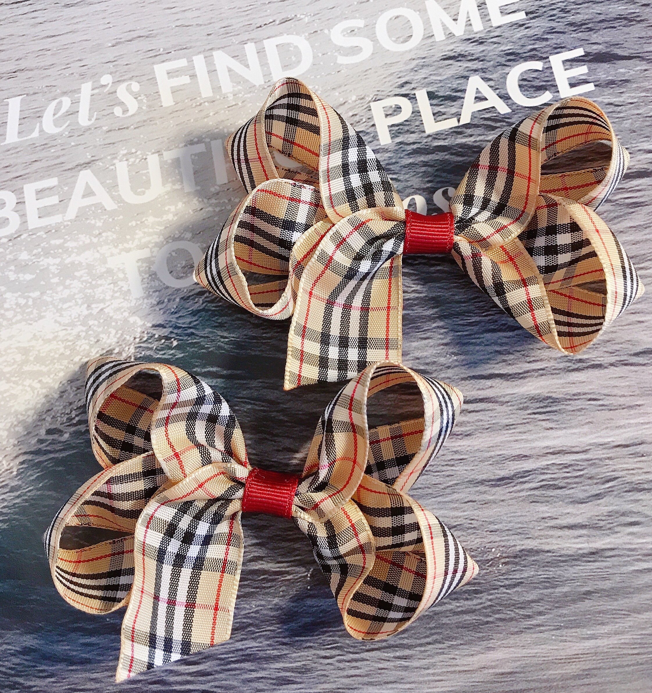 小人鱼手作少女儿童发饰头饰格纹蝴蝶结发对夹发圈双马尾发绳包邮,童装/婴儿装/亲子装,发饰,淘宝优惠券,粉丝福利购,淘宝优惠卷