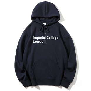 伦敦帝国理工学院IMPERIAL LONDON英伦套头连帽卫衣加绒 COLLEGE