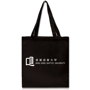 香港浸会大学浸大HKBU16安加厚帆布包单肩帆布袋纪念品女定制定做