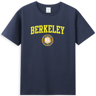 热卖美国纪念衫加利福尼亚大学伯克利分校加州大学校服短袖T恤