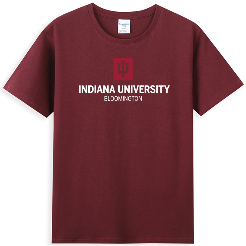 IUB印第安纳大学伯明顿分校T恤短袖Indiana校服聚会毕业校服定制