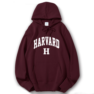 哈佛大学卫衣Harvard University纪念品外套校服套头衫男女薄款