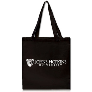 Hopkins 约翰霍普金斯大学纪念帆布袋单肩手提帆布休闲拉链小方包