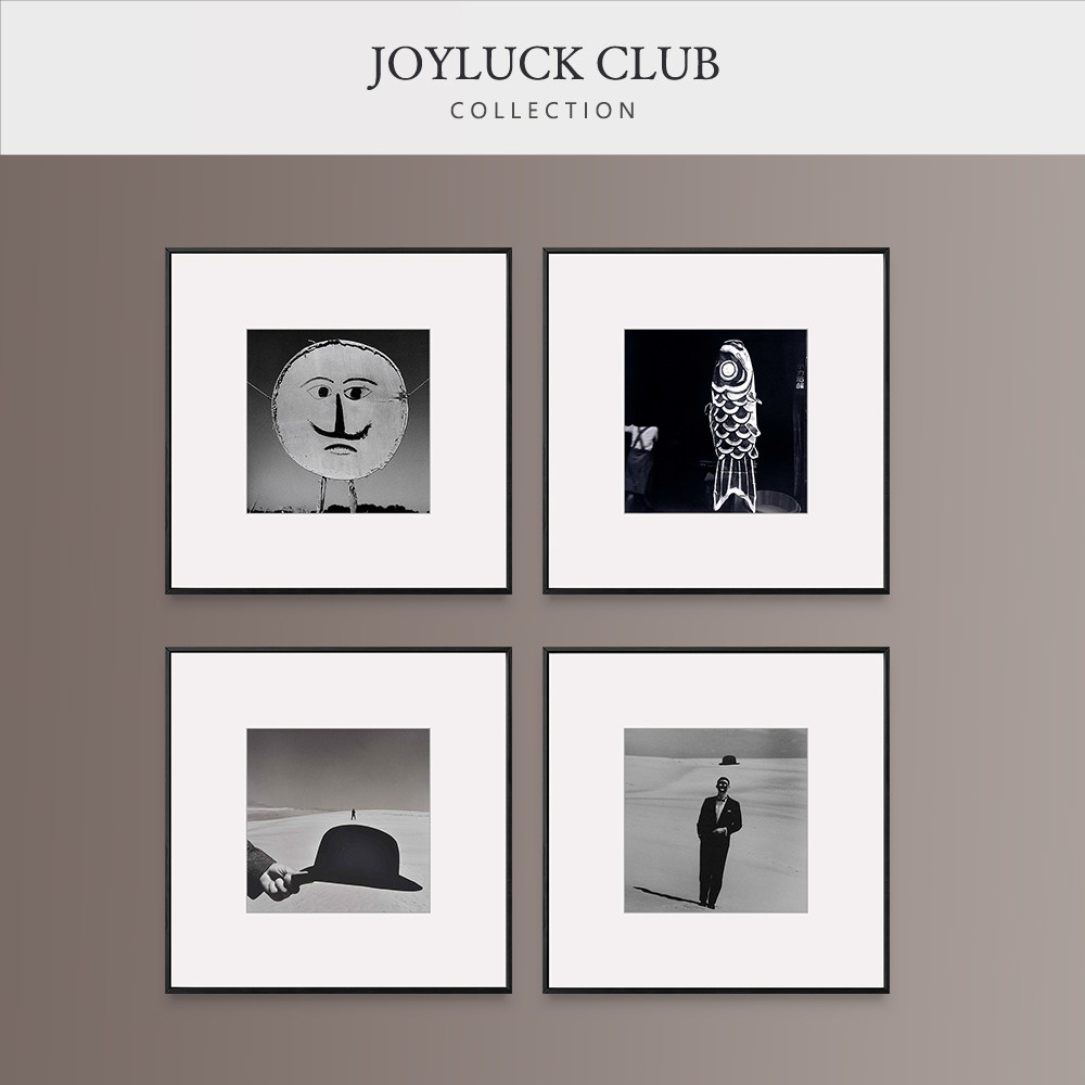 植田正治照片墙现代简约黑白摄影