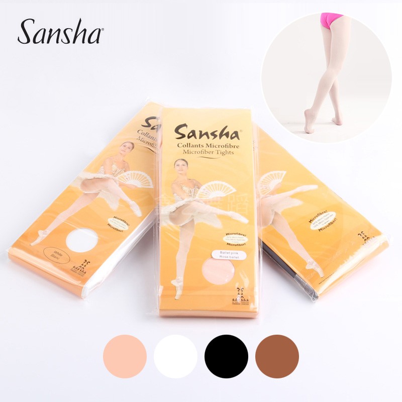Sansha三沙考级芭蕾舞蹈袜练功袜