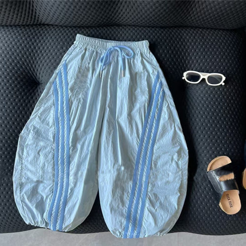 儿童防蚊裤夏季新款速干裤男女宝宝薄款宽松韩版透气裤