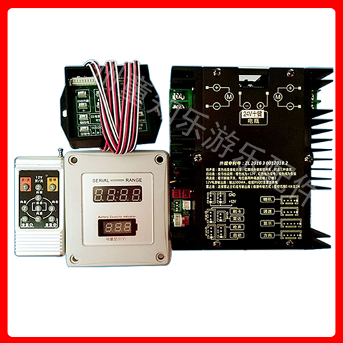 乐吧车控制器主板广场碰碰车电瓶车遥控器八方向摇杆显示屏配件