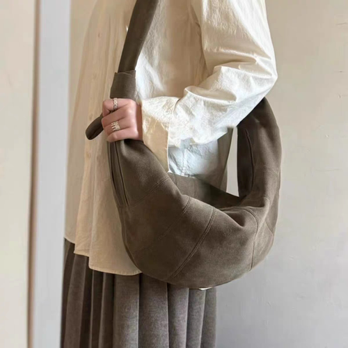 牛角包新品！亚麻帆布可颂包