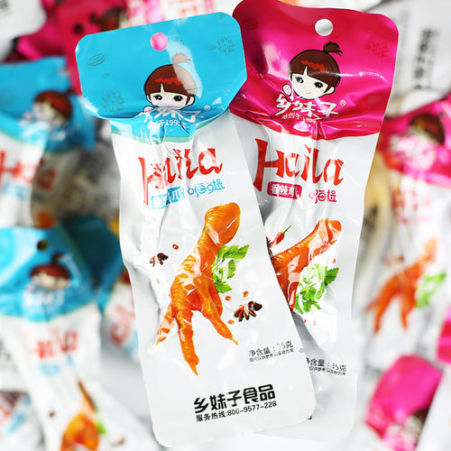 乡妹子脆皮鸡爪温州特产卤味