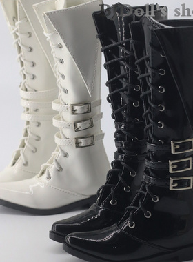 帅气bjd大叔3分娃鞋男女娃娃尖头靴子壮叔普叔长靴骑士靴ID75包邮