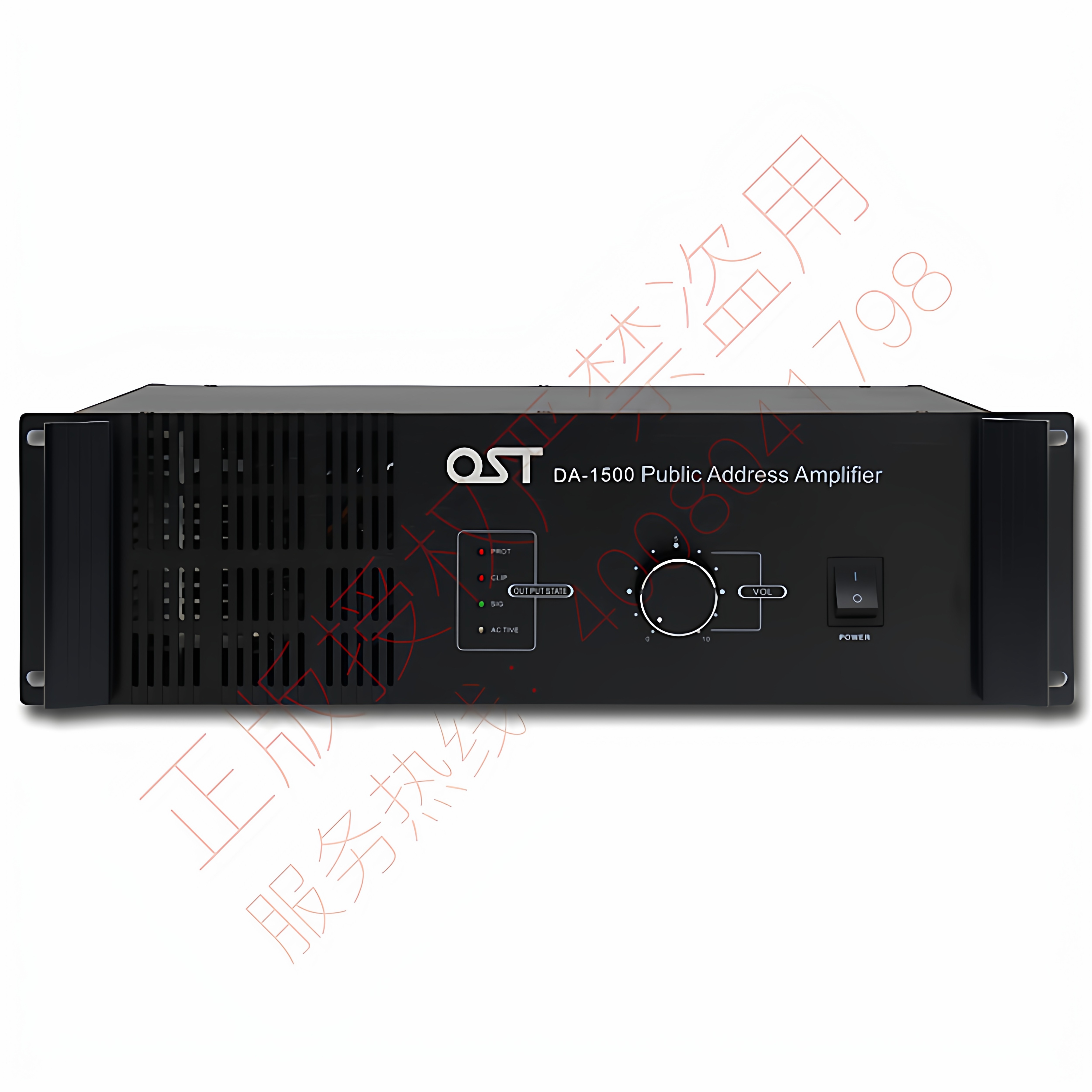 定压功放机MATRX1500W纯后级大功率放大器公共广播工程专用