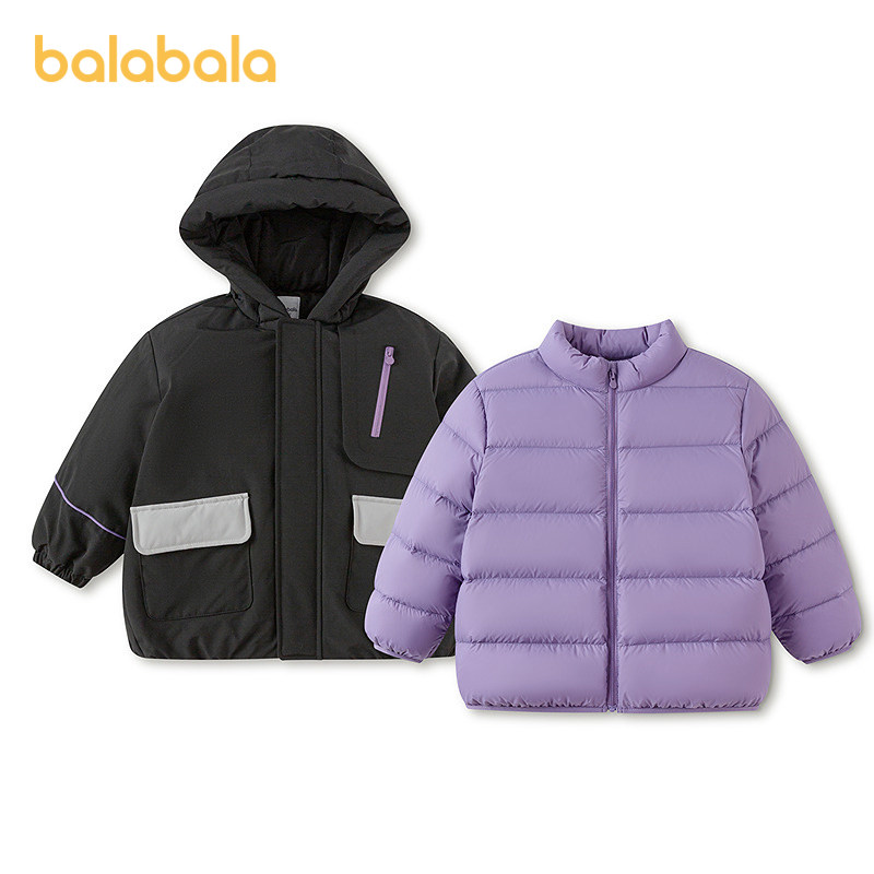 巴拉巴拉balaOne羽绒服可爱冬装