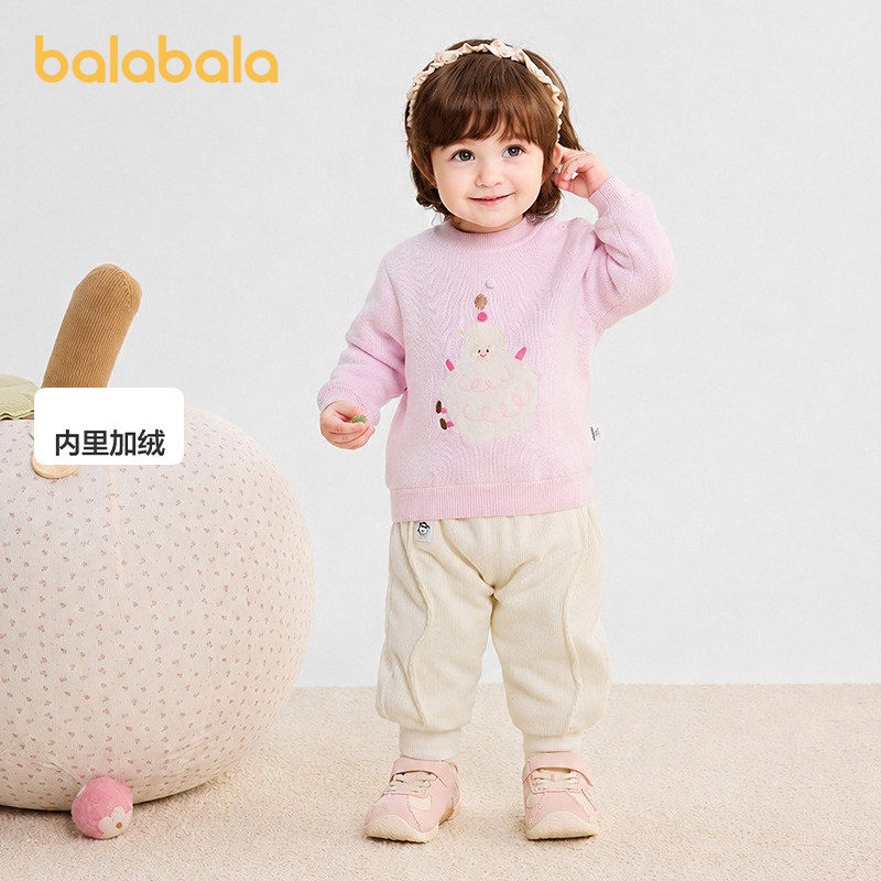 巴拉巴拉balaOne毛衫假两件上衣