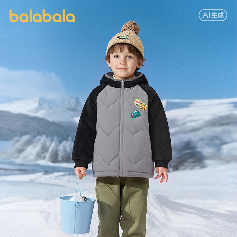 巴拉巴拉balaOne棉服洋气时髦衣