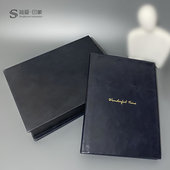 定制做高端真皮面相册礼盒结婚礼肖像写真照片单位领导升职纪念册
