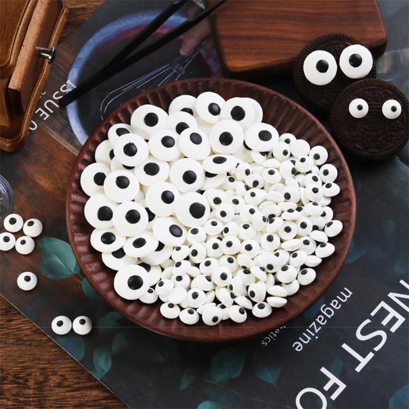 烘焙装饰糖眼珠小眼睛搞怪可食用糖果蛋糕捣蛋圣诞节麋鹿蛋糕饼干